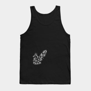 White Cheery blossoms Tank Top